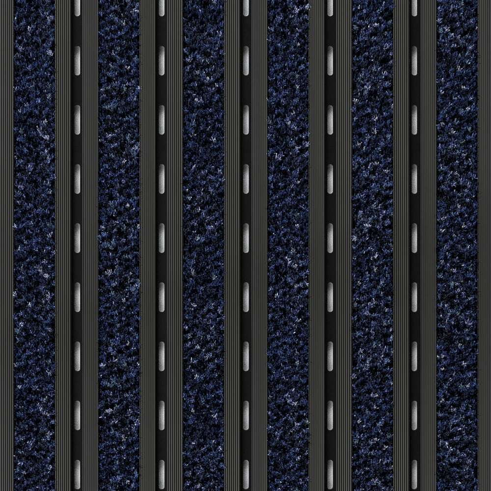 Blue Alba ECONYL® with Black Anodised Rails (Open Construction)